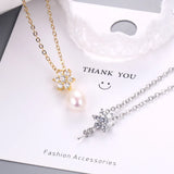Japanese Style Snowflake Diamond Flowers Pendant