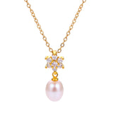 Japanese Style Snowflake Diamond Flowers Pendant