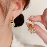 Japanese Temperament Celebrity Pearl Earrings