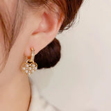 Japanese Temperament Celebrity Pearl Earrings