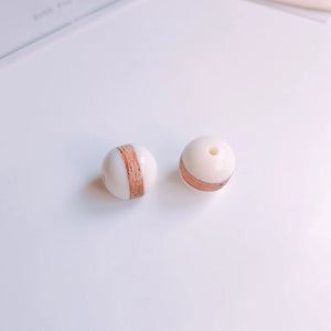 Japanese Wood Beads DIY Jewelry Accessories