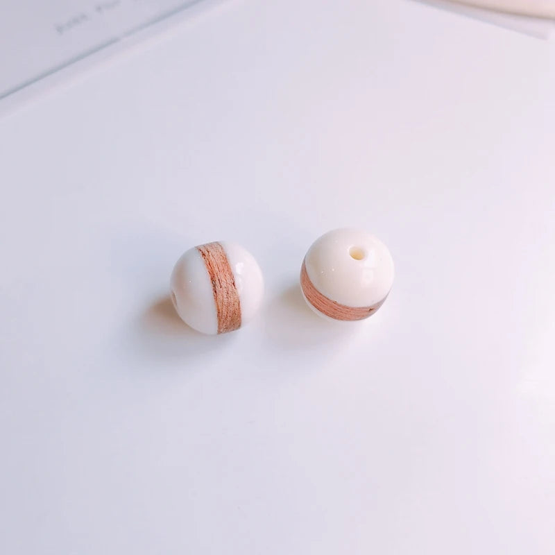 Japanese Wood Beads DIY Jewelry Accessories