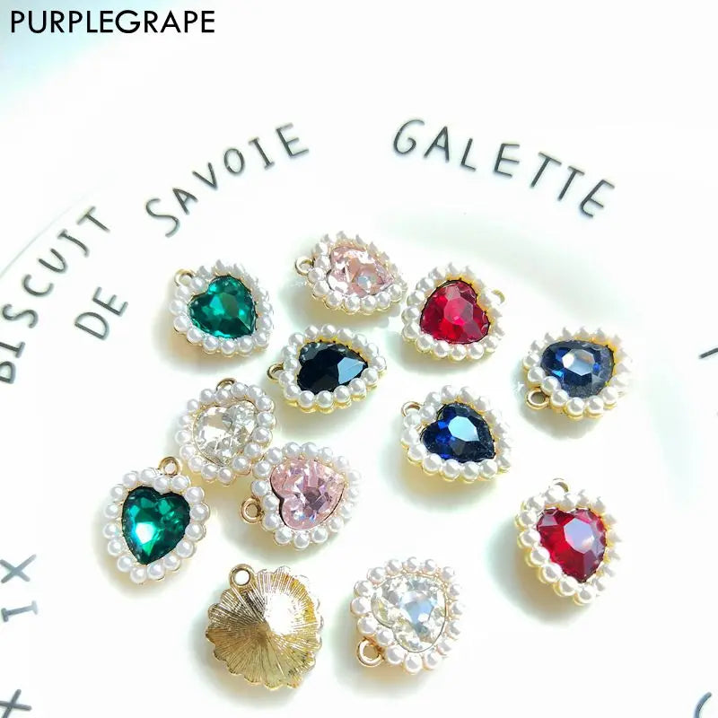 Japanese & Pearl Zircon Multicolor Earrings Pendant Pack
