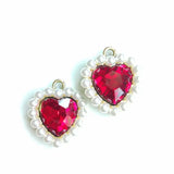 Japanese & Pearl Zircon Multicolor Earrings Pendant Pack