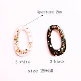 Japanese Grain Texture Acrylic Earring Accessories