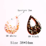 Japanese Grain Texture Acrylic Earring Accessories