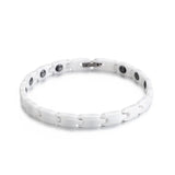 Japanese Style Ceramic Bracelet with Magnetic Inlay for Men