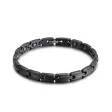 Japanese Style Ceramic Bracelet with Magnetic Inlay for Men