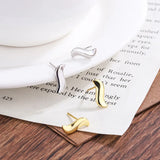 Japanese & Sterling Silver Geometric Earrings