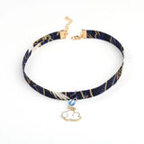 Japanese Short Net Red Pendant Necklace Collarbone Chain