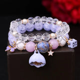 Japanese Sweet Multi-Layer Student Beaded Bracelet for Women