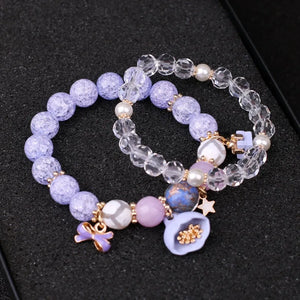 Japanese Sweet Multi-Layer Student Beaded Bracelet for Women