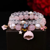 Japanese Sweet Multi-Layer Student Beaded Bracelet for Women