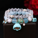 Japanese Sweet Multi-Layer Student Beaded Bracelet for Women