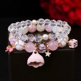 Japanese Sweet Multi-Layer Student Beaded Bracelet for Women