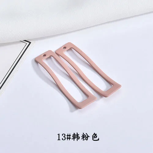 Japanese & South Fresh Drilling Alloy Earrings DIY Material