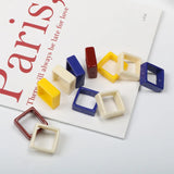 Japanese Geometric Resin Pendant DIY Jewelry Materials