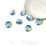 Japanese Irregular Shaped Acrylic Glue Earrings DIY Jewelry Material