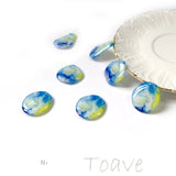 Japanese Irregular Shaped Acrylic Glue Earrings DIY Jewelry Material