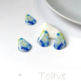 Japanese Irregular Shaped Acrylic Glue Earrings DIY Jewelry Material