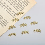 Japanese Alloy Double Hole Hanging Basic Bow DIY Earrings