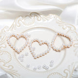 Japanese Soft Sister Pearl Love Peach Heart DIY Earrings Material