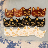 Japanese Spirit Cat DIY Hand Earring Hairpin Material