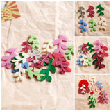 Japanese Multi-color Leaf Pendants for DIY Earrings