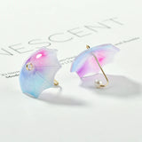 Japanese Flower Umbrella Acrylic DIY Ear Accessories Material