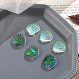 Japanese Fantasy Green Shell Resin Patch DIY Hairpin Jewelry Earrings Materials