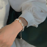 Hand-Woven Freshwater Pearl Bracelet for Women