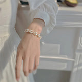 Hand-Woven Freshwater Pearl Bracelet for Women