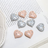 Japanese Heart Zircon Earrings DIY Jewelry Accessories