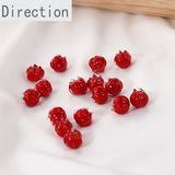 Japanese Glazed Violet Lily of the Valley Beads - DIY Jewelry Materials