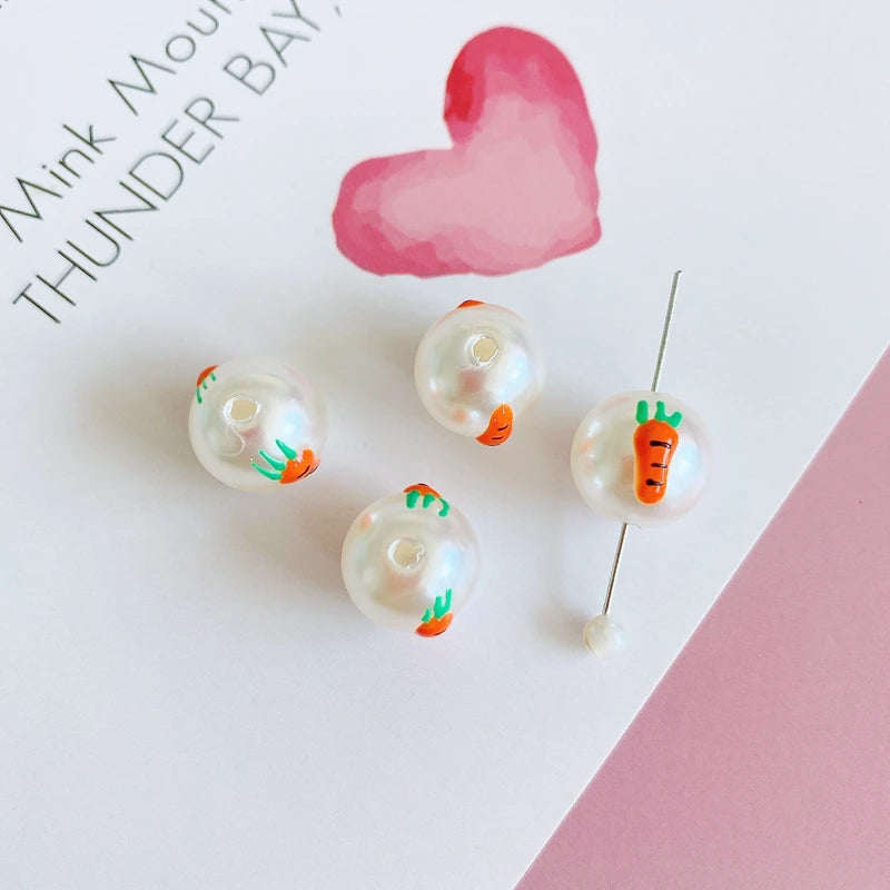 Japanese Ins Cartoon Pearl Beads DIY Jewelry Ear Accessories