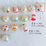 Japanese Ins Cartoon Pearl Beads DIY Jewelry Ear Accessories