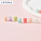 Japanese Bear Shell Anemone Powder Straight Hole Beads DIY Jewelry Material