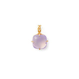 925 Silver Necklace Lavender Amethyst Pendant 10k