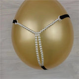 Japanese Pearl Thong Lace Open T-Pants Women's Underwear