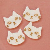 Japanese Retro Cat Patch Earrings DIY Resin Acetate Accessories