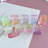 Japanese Blooming Bear Acrylic Pendant Earrings