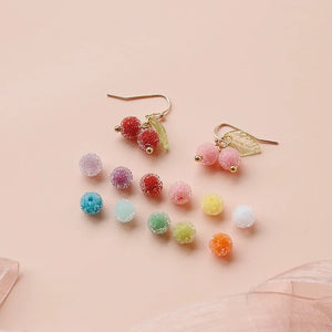 Japanese Sugar Beads & Wind Candy Particle Earring Pendant DIY