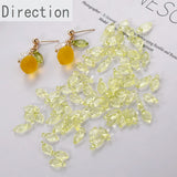Transparent Green Leaf DIY Jewelry Set