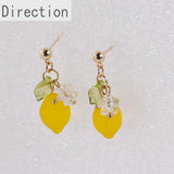 Transparent Green Leaf DIY Jewelry Set