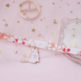 Japanese Zephyr Vintage Cherry Cat Bunny Choker Pink Neck Band Neck Collar Chain