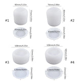 Silicone Jar Resin Mold with Lid for Epoxy Casting