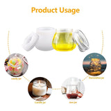 Silicone Resin Jar Mold with Lid for DIY Storage Bottle