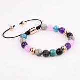 Jaravvi 8mm CZ Ball Braided Friendship Bracelet