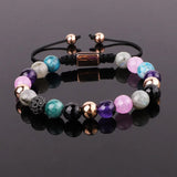 Jaravvi 8mm CZ Ball Braided Friendship Bracelet
