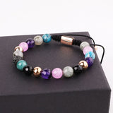 Jaravvi 8mm CZ Ball Braided Friendship Bracelet